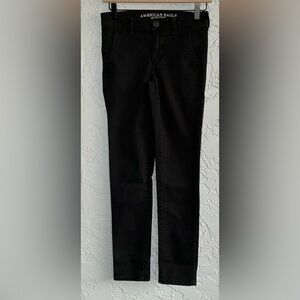 American Eagle Outfitters Black Super Stretch X Skinny Jeans